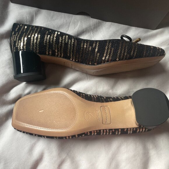 Franco Sarto Women's Pump Black Sparkle - Picture 4 of 7